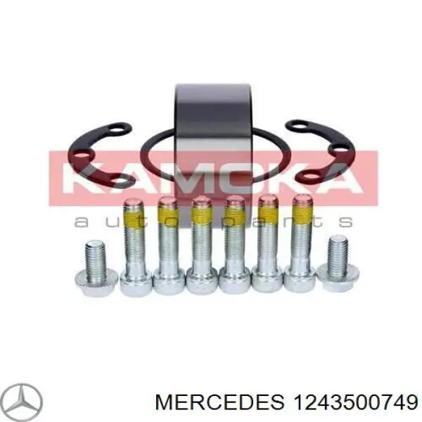 Подшипники задней ступицы Mercedes 1243500749 цена, от 18.28 USD