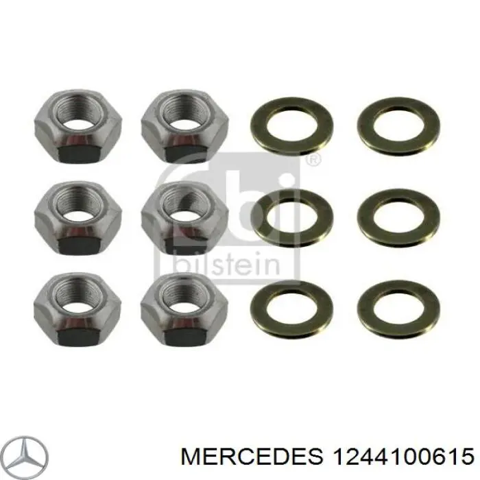 Купить 1244100615 Mercedes Муфта кардана эластичная передняя/задняя