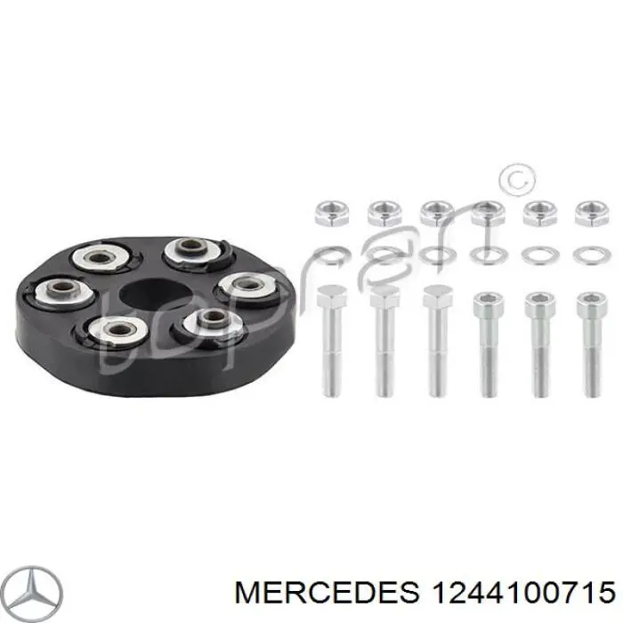 Муфта кардана эластичная передняя/задняя 1244100715 Mercedes