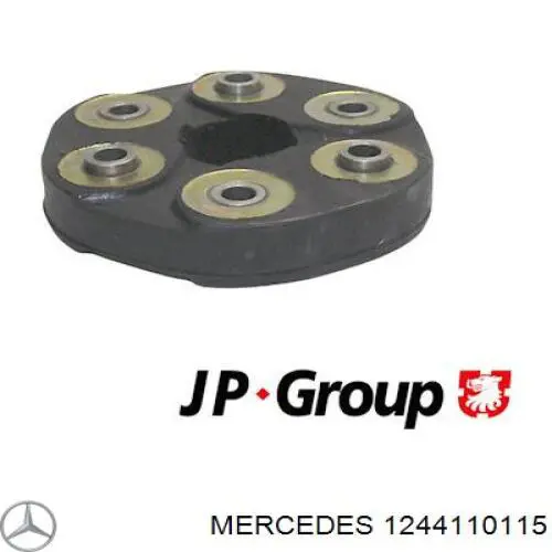 1244110115 Mercedes муфта кардана эластичная передняя/задняя