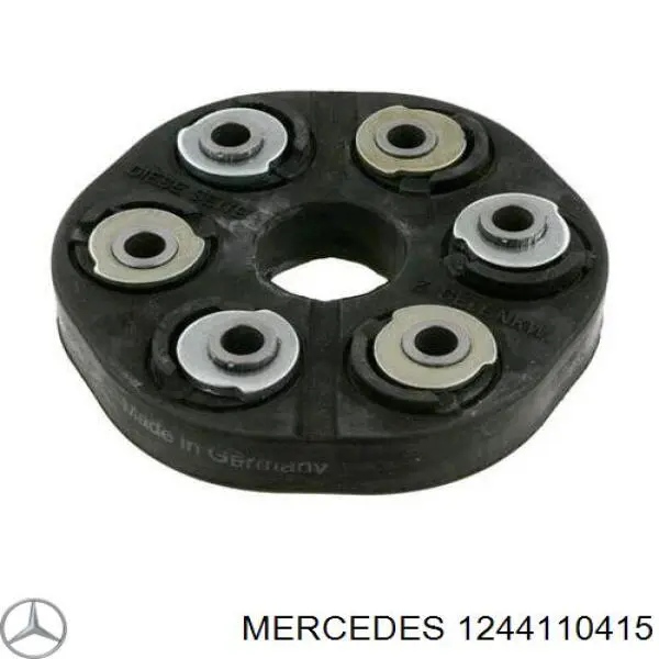 1244110415 Mercedes Муфта кардана эластичная, перед./зад.