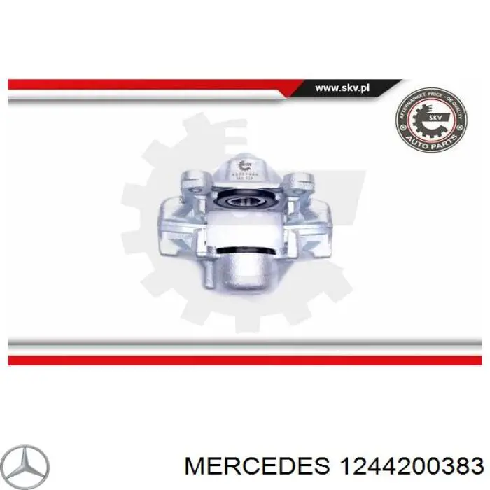 Тормозной суппорт правый задний Mercedes 1244200383 цена, от 58.23 USD