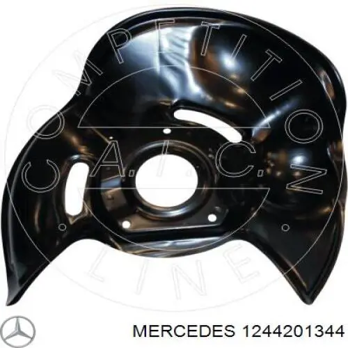 Щиток тормозного диска переднего левого Mercedes 1244201344 цена, от 36.43 USD