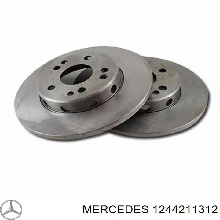 1244211312 Mercedes диск тормозной передний