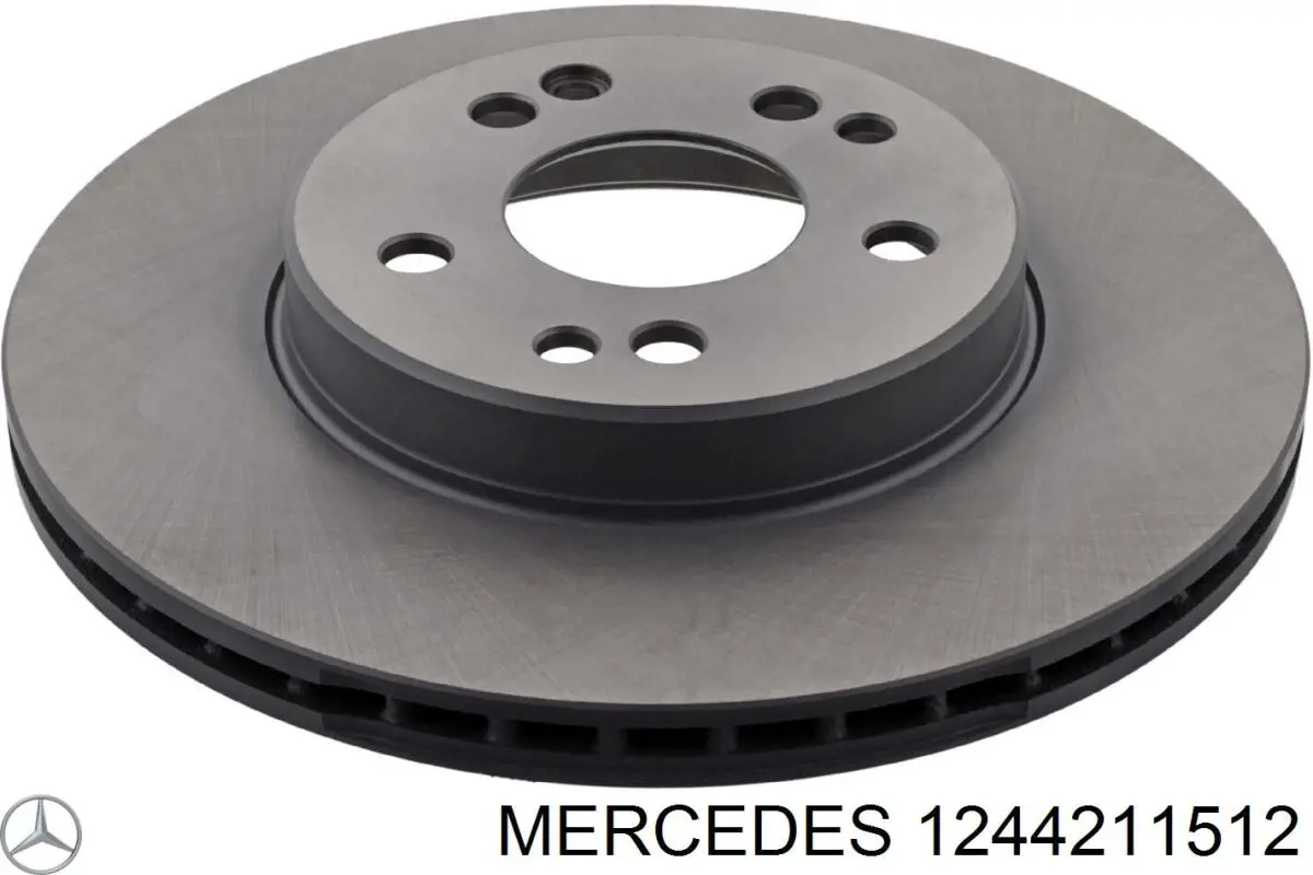1244211512 Mercedes диск тормозной передний
