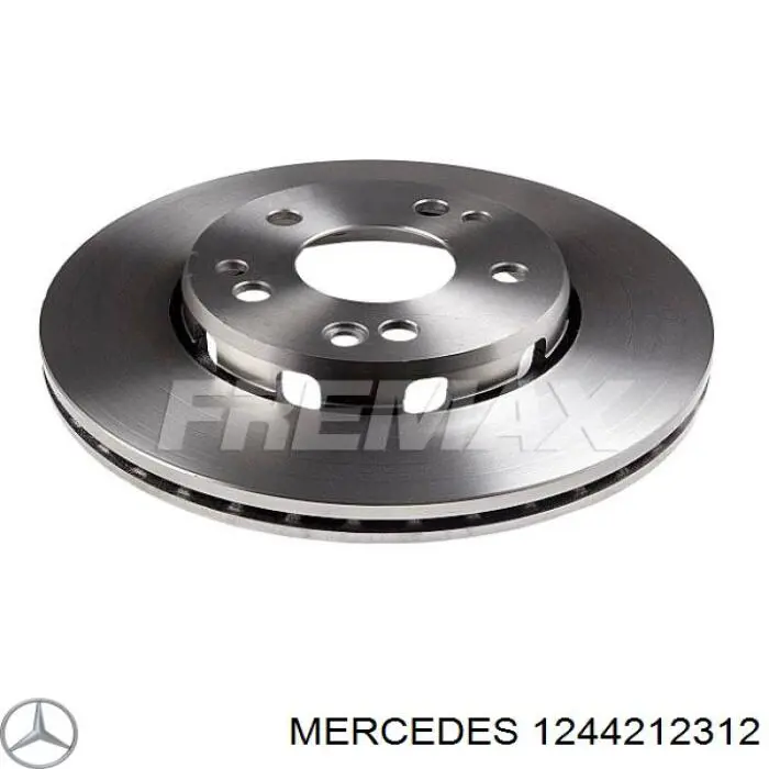 1244212312 Mercedes диск тормозной передний