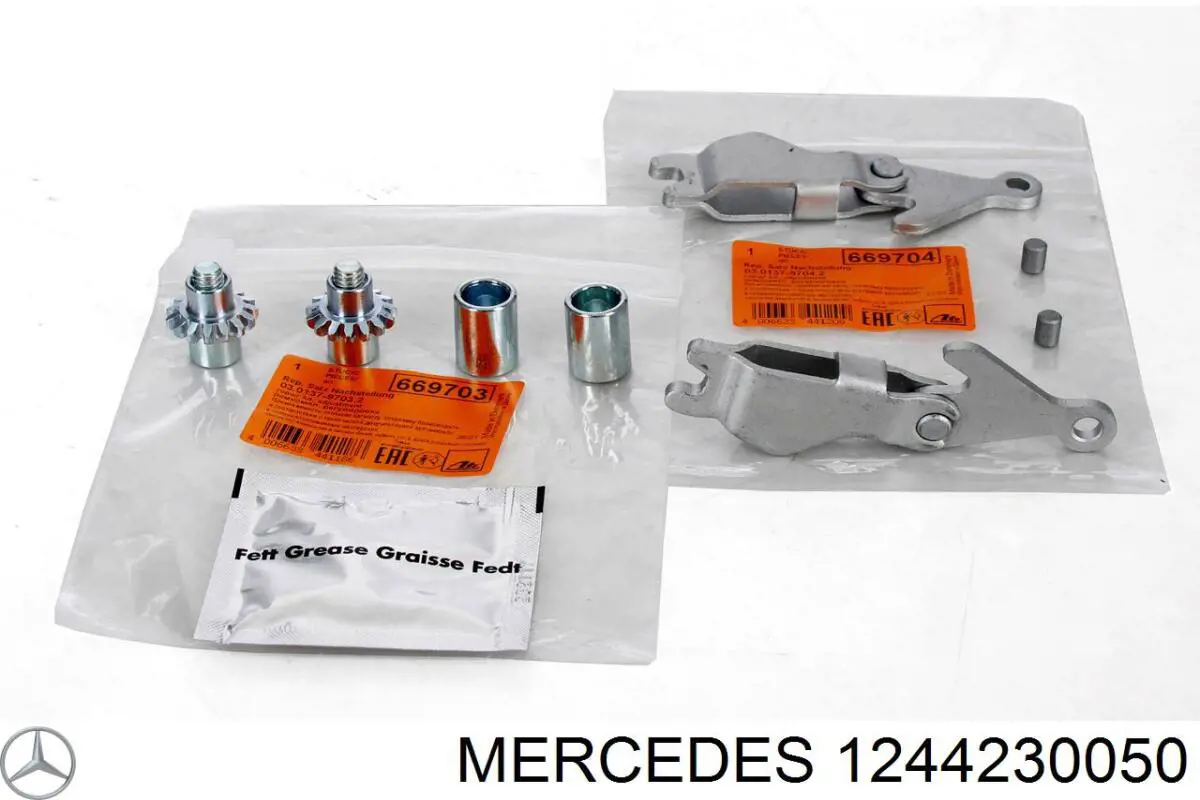 Установочный комплект задних барабанных колодок Mercedes A124423005064 цена, от 7.85 USD