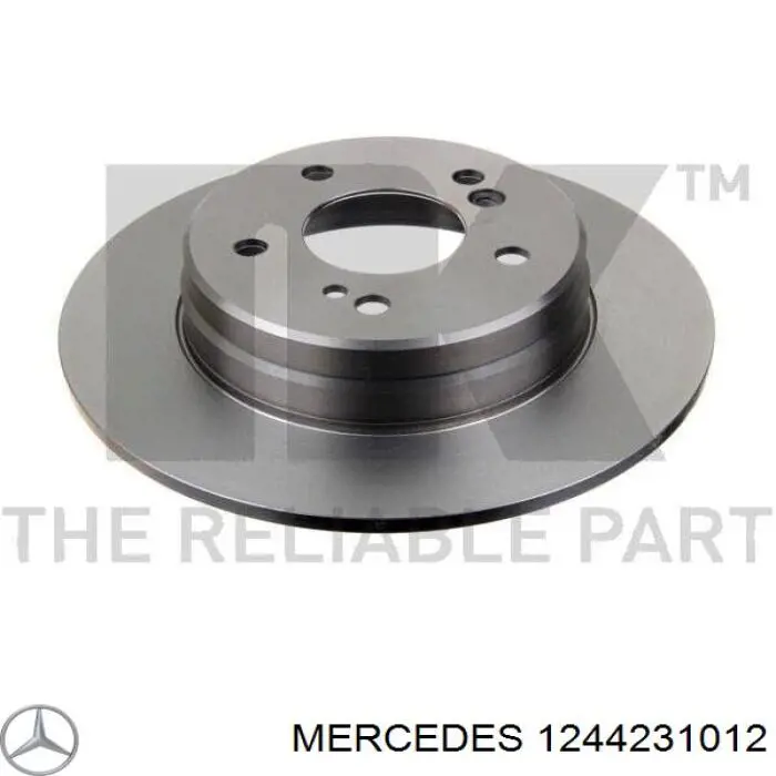 Задний тормозной диск Mercedes 1244231012 цена, от 25.69 USD