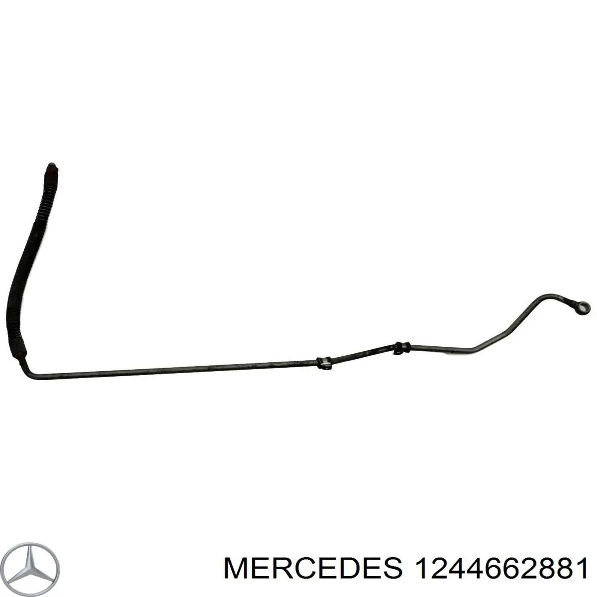Купить A1244662181 Mercedes Шланг ГУР высокого давления