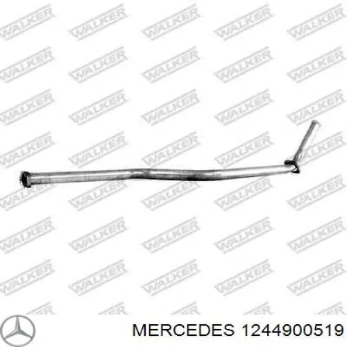1244900519 Mercedes Штаны глушителя передние