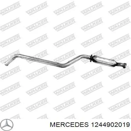 Передняя часть глушителя 1244902019 Mercedes