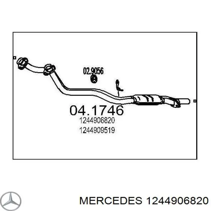 A1244906820 Mercedes Конвертор-катализатор