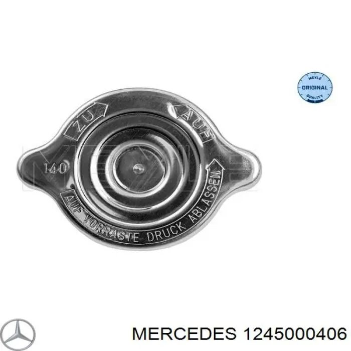 1245000406 Mercedes Tampa (tampão) do radiador