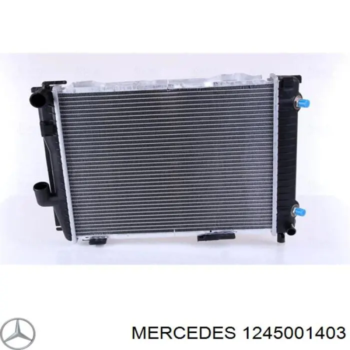 1245001403 Mercedes радиатор