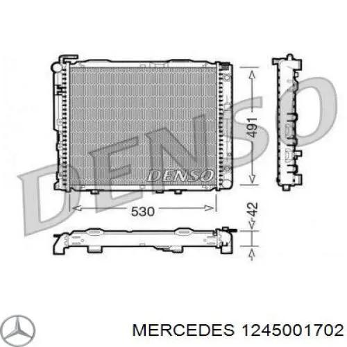 Радиатор 1245001702 Mercedes