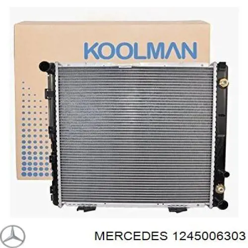 1245006303 Mercedes радиатор
