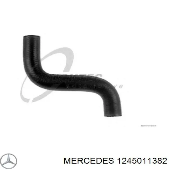 1245011382 Mercedes шланг (патрубок радиатора охлаждения верхний)