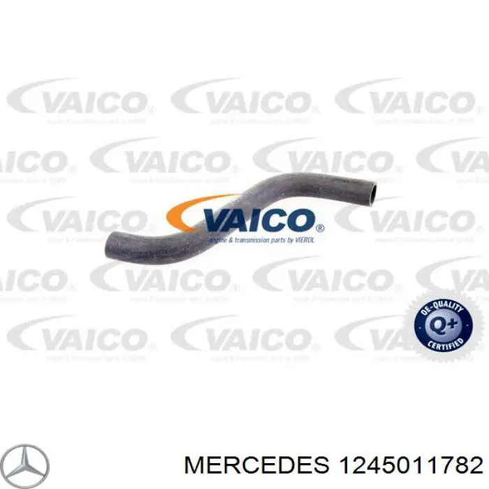 1245011782 Mercedes шланг (патрубок радиатора охлаждения верхний)