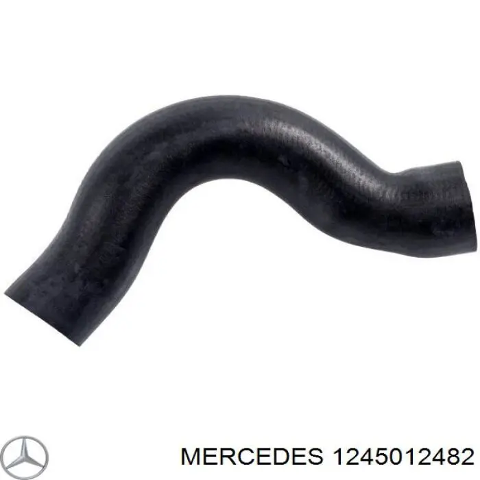 1245012482 Mercedes шланг (патрубок радиатора охлаждения верхний)