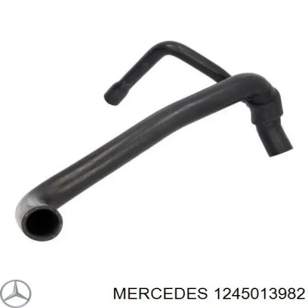 1245013982 Mercedes шланг (патрубок радиатора охлаждения нижний)