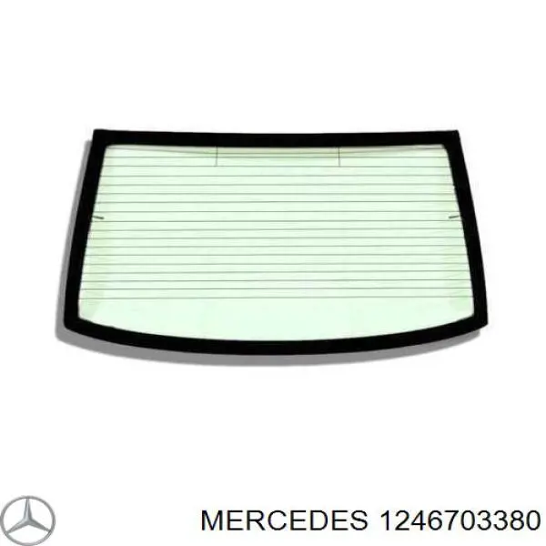 Стекло заднее A1246701080 Mercedes