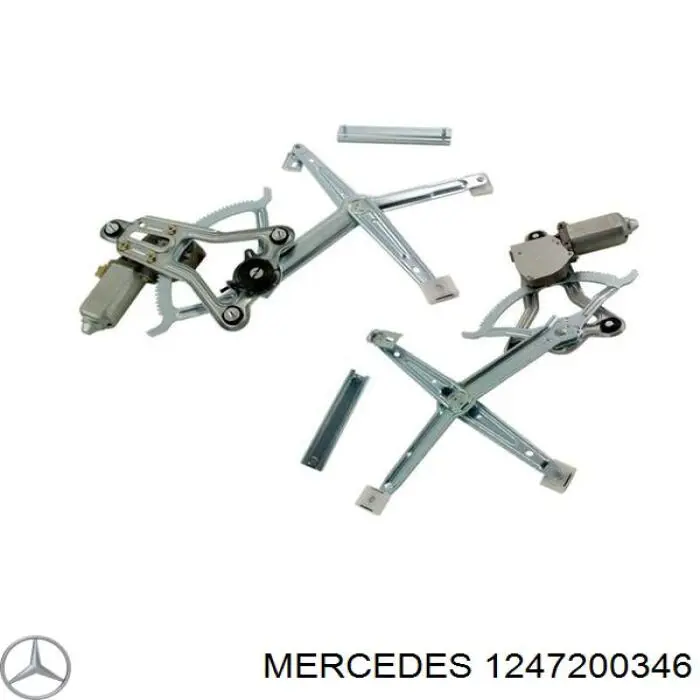 1247200346 Mercedes механизм стеклоподъемника двери передней левой