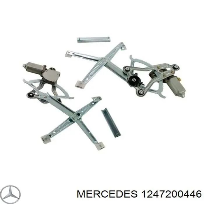 1247200446 Mercedes механизм стеклоподъемника двери передней правой