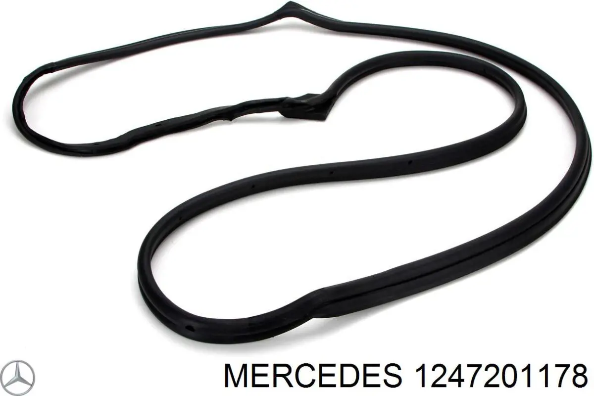 Купить 1247201178 Mercedes Уплотнитель двери передней левой (на двери)