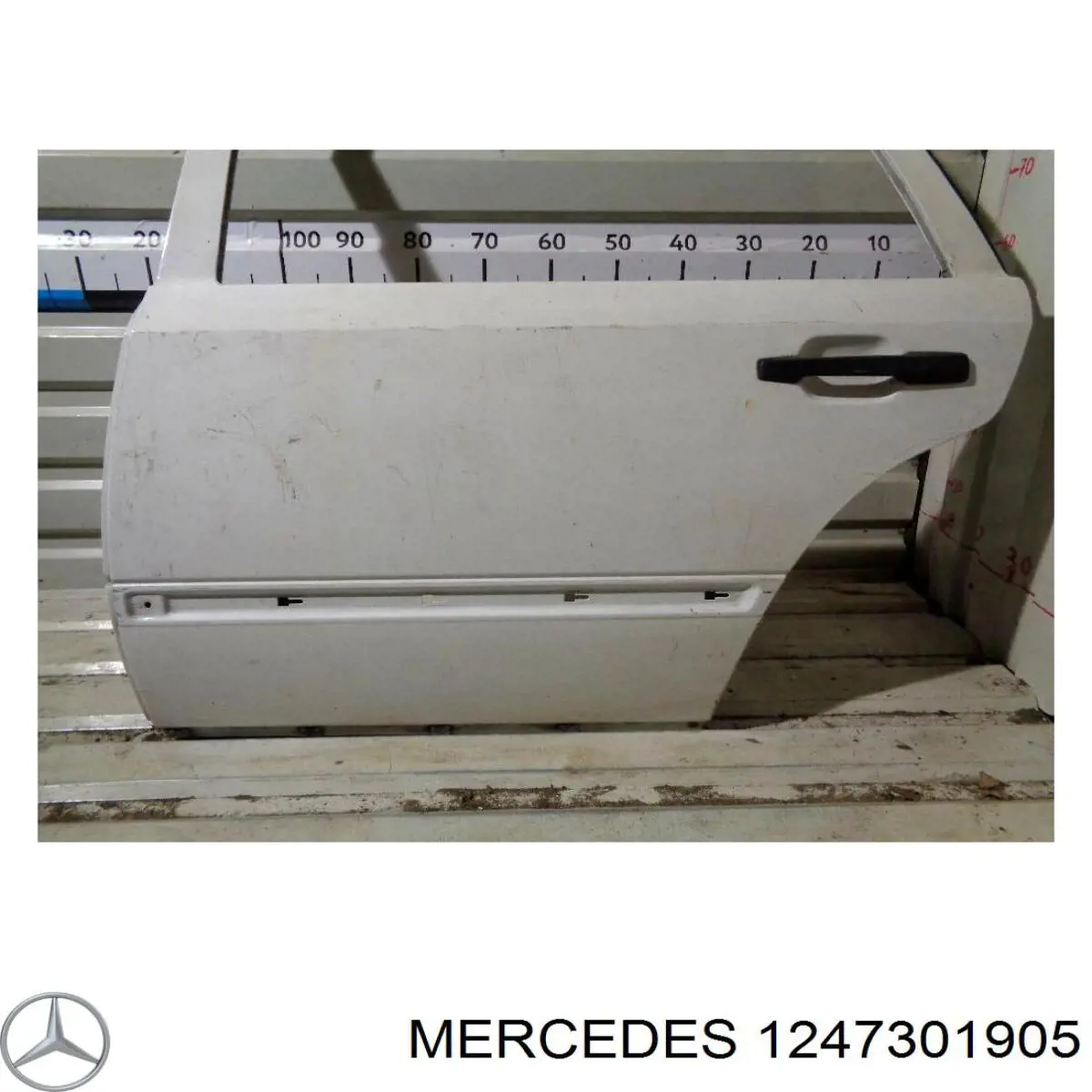 Дверь пассажирская задняя левая на Mercedes E  S124