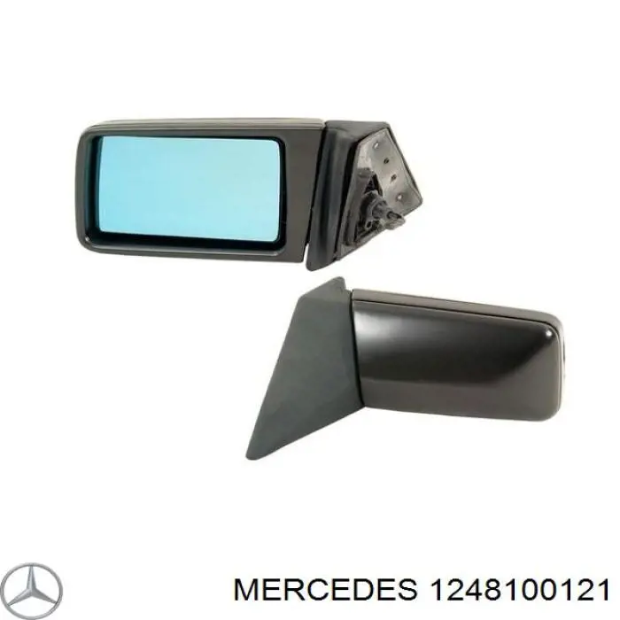 1248100121 Mercedes зеркальный элемент зеркала заднего вида левого
