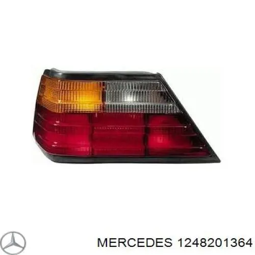 1248201364 Mercedes фонарь задний левый