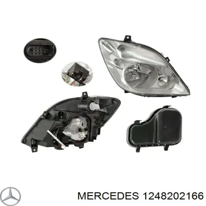 Фара левая Mercedes 1248202166 цена, от 82.73 USD