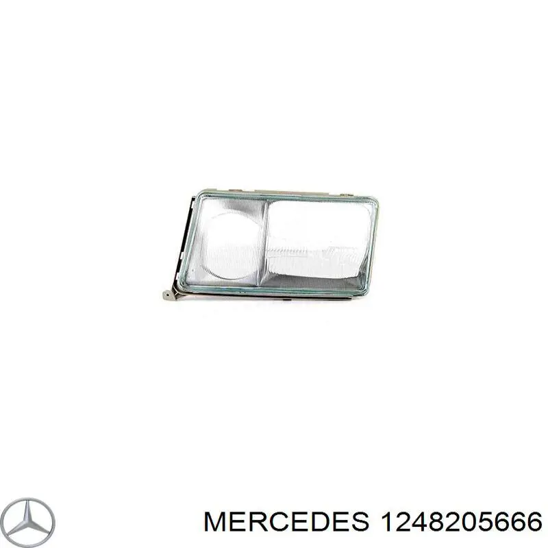 Стекло фары правой 1248205666 Mercedes