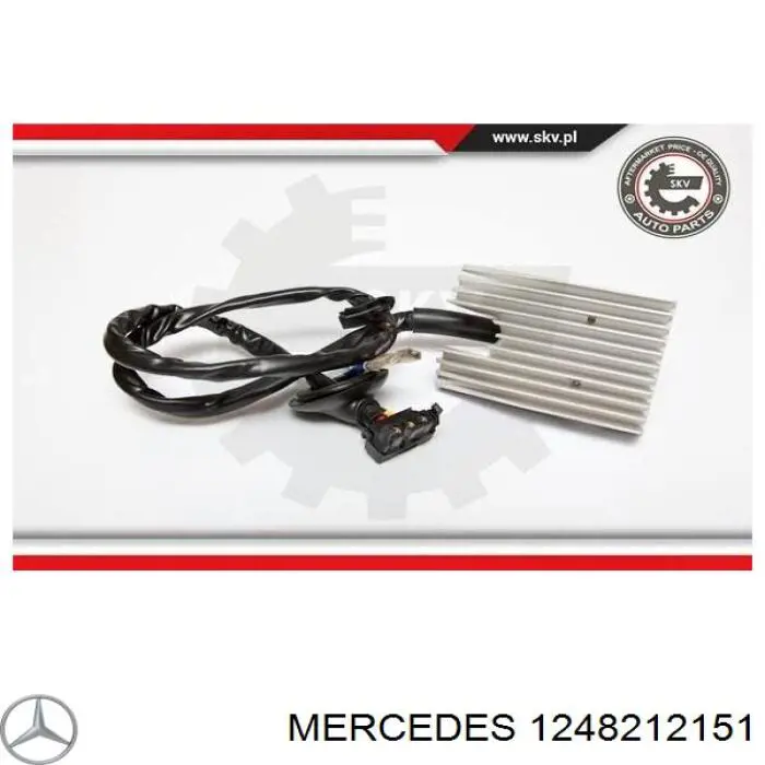 Купить 1248212151 Mercedes Регулятор оборотов вентилятора печки