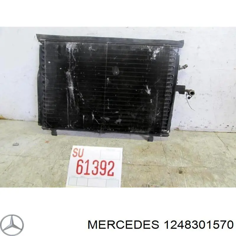 1248301570 Mercedes radiador de aparelho de ar condicionado