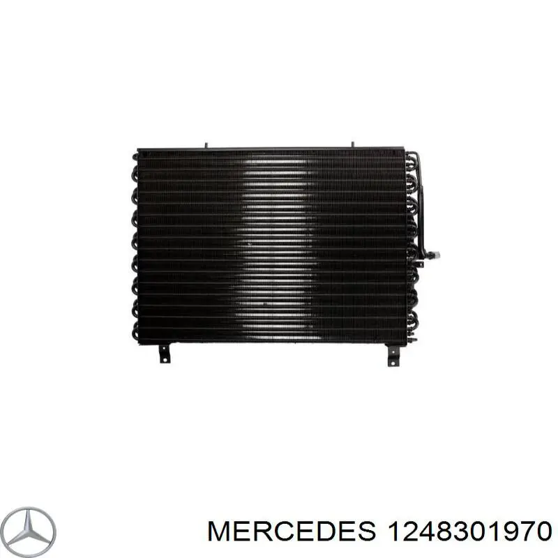 1248301970 Mercedes радиатор кондиционера