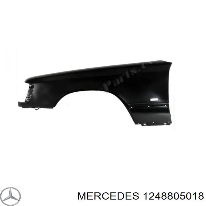 1248805018 Mercedes pára-lama dianteiro direito