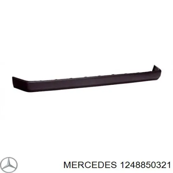 1248850321 Mercedes накладка бампера заднего