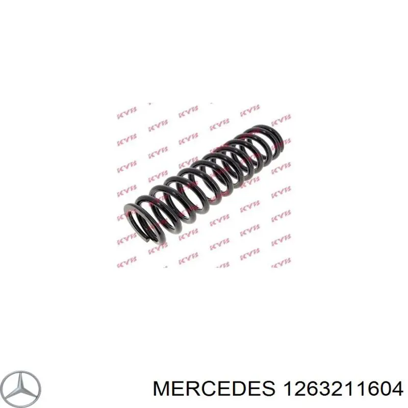 1263211604 Mercedes пружина передняя