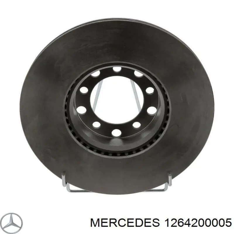 Передние тормозные диски 1264200005 Mercedes