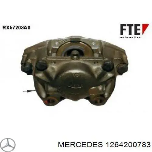 Суппорт тормозной передний правый 1264200783 Mercedes