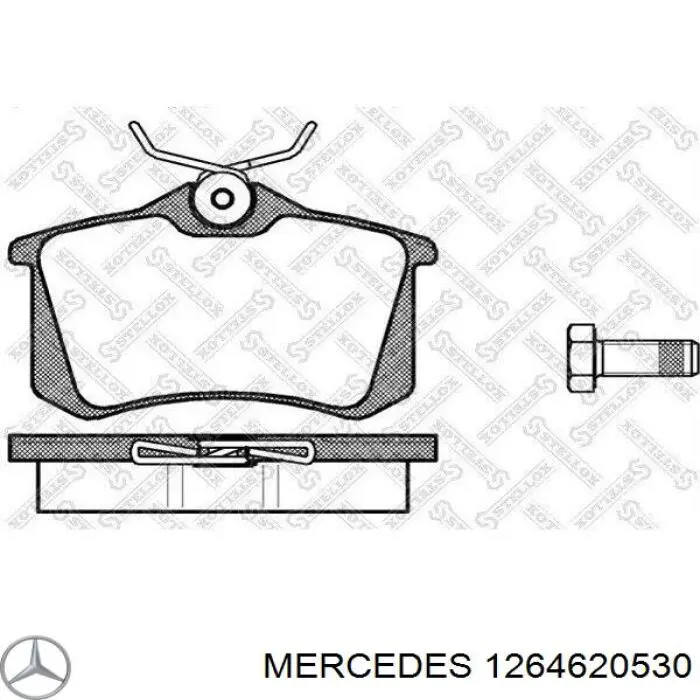 Корпус замка зажигания 1264620530 Mercedes