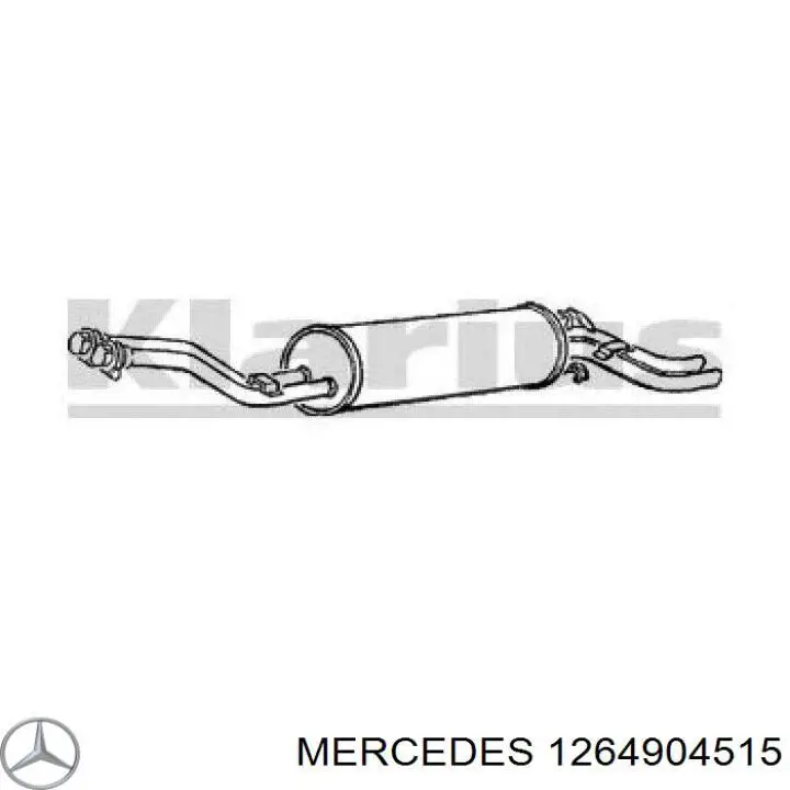 A1264904515 Mercedes Выхлопная труба