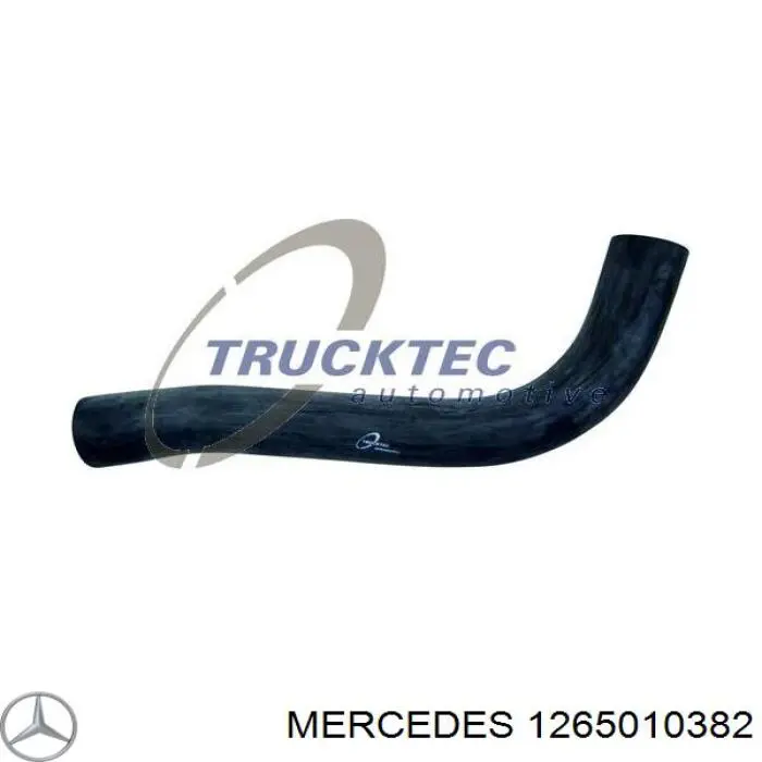 1265010382 Mercedes шланг (патрубок радиатора охлаждения нижний)