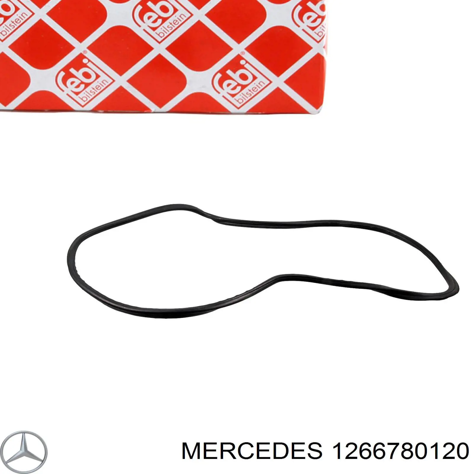 1266780120 Mercedes уплотнитель заднего стекла