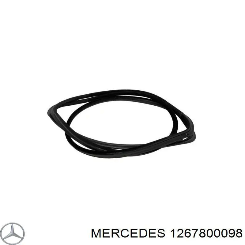 Уплотнитель люка крыши на Mercedes S (C126)