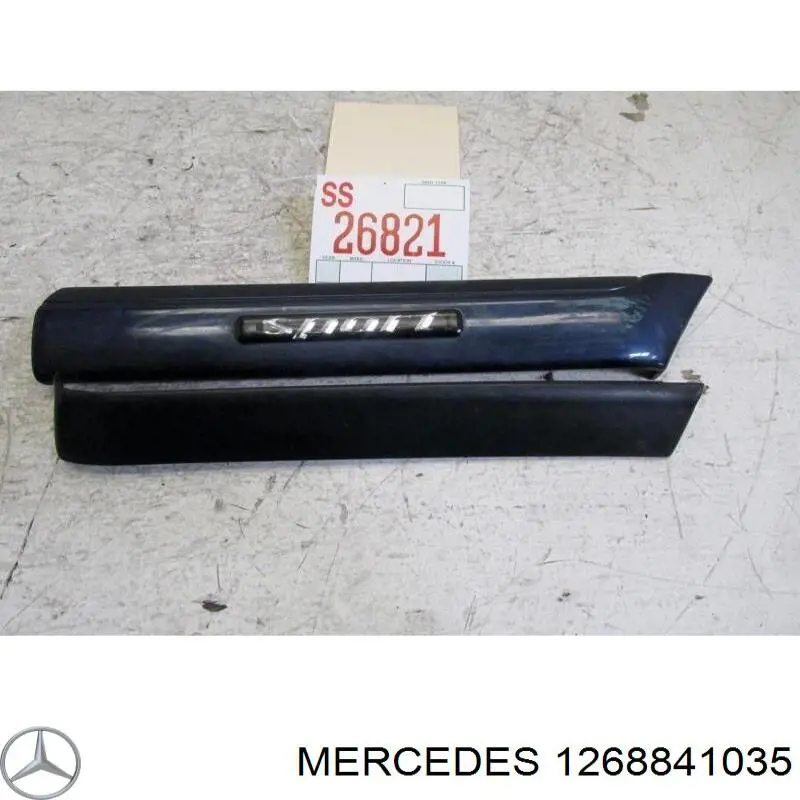 1268841035 Mercedes Подкрылок крыла переднего левый