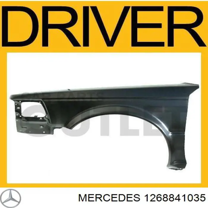 Купить 1268841035 Mercedes Подкрылок передний левый