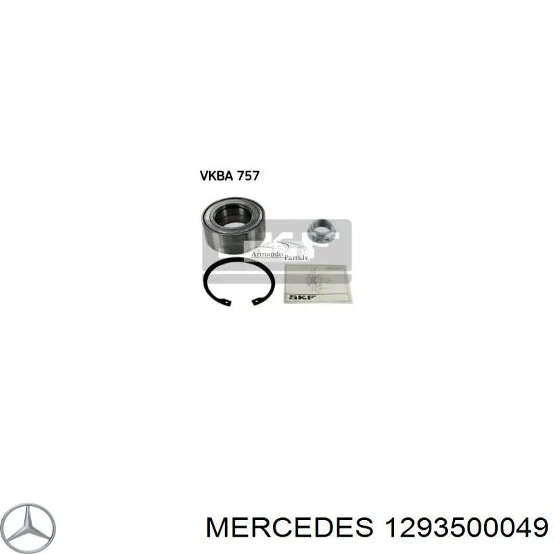 Подшипник задней ступицы 1293500049 Mercedes