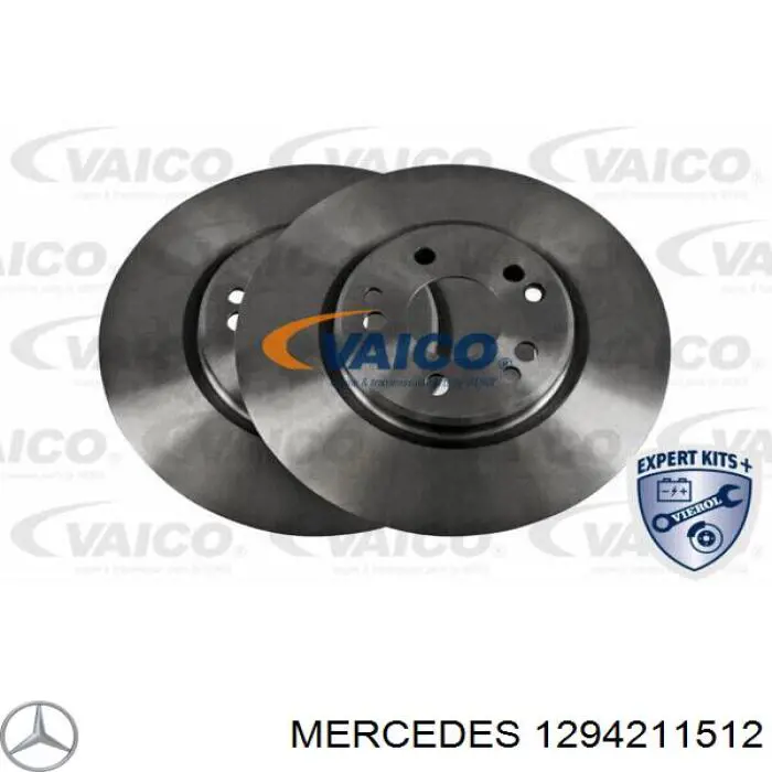 1294211512 Mercedes диск тормозной передний